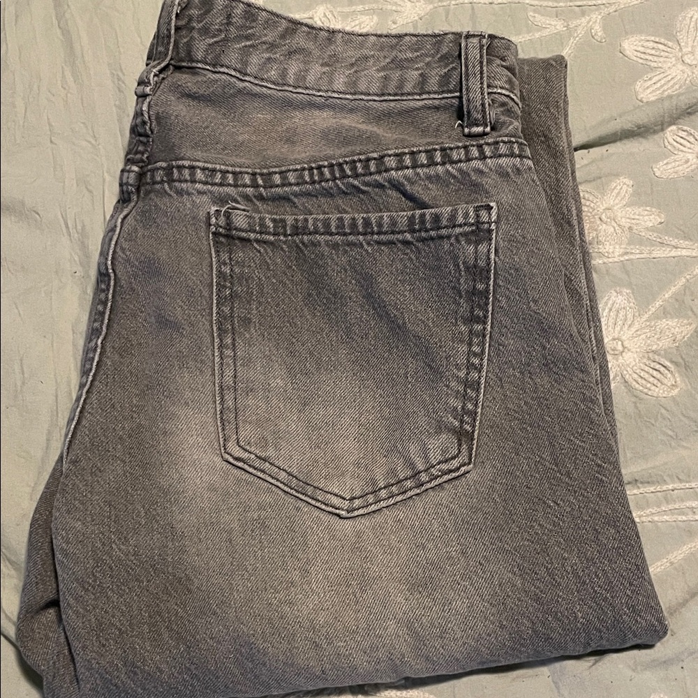 Casual Gray Boyfriend Jeans